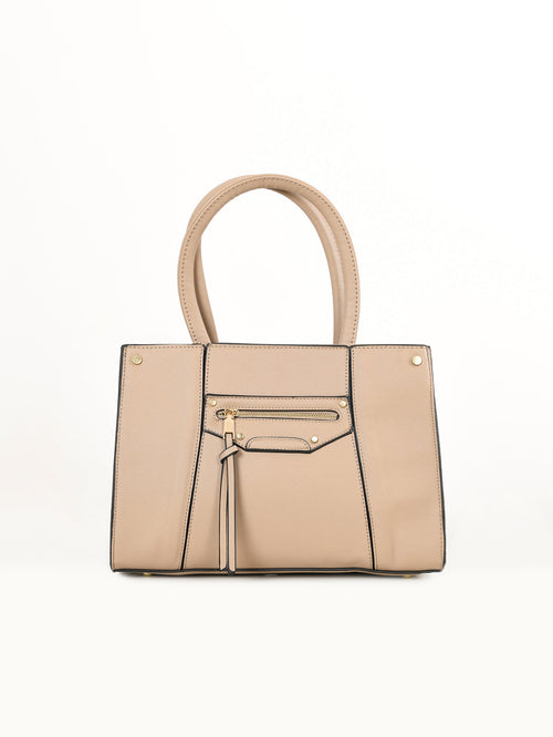 Zipped Shoulder Bag