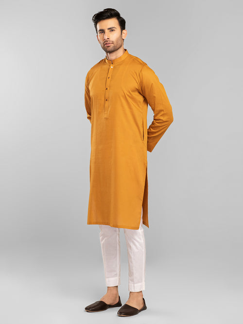 Self Jacquard Kurta