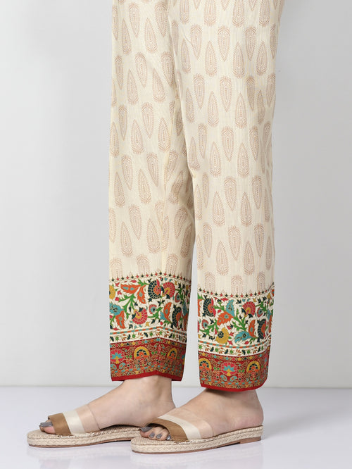 Printed Khaddar Trouser