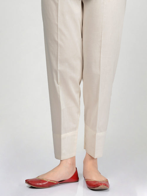 Straight Trouser-Off-White