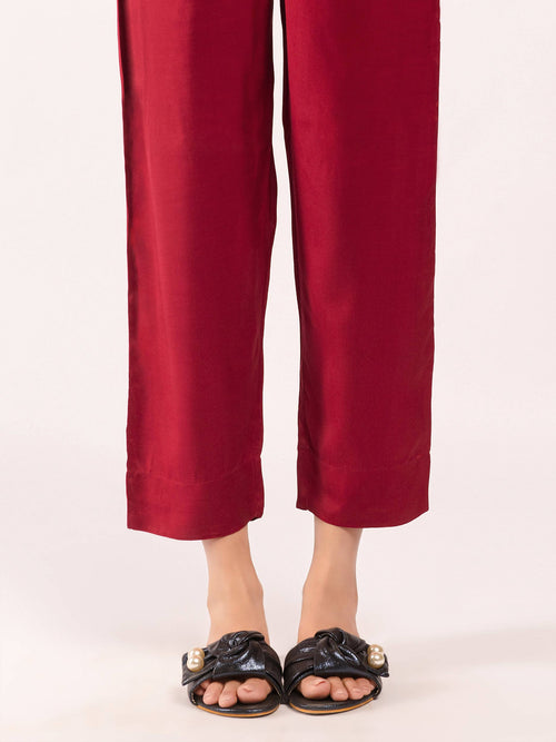 Dyed Silk Trousers