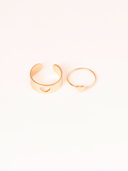 Metallic Ring Set