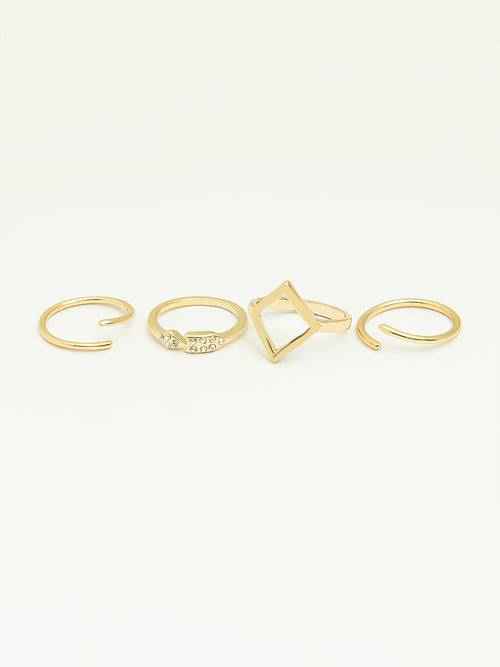 Metallic Ring Set