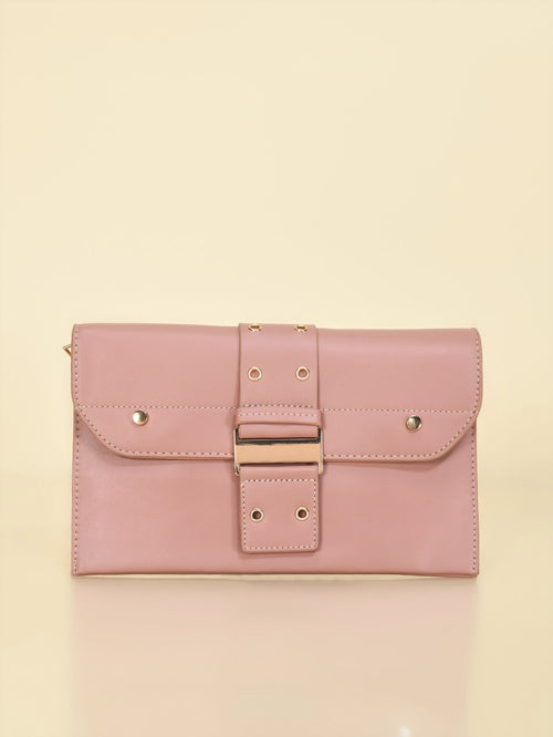 Eyelet Detail Clutch