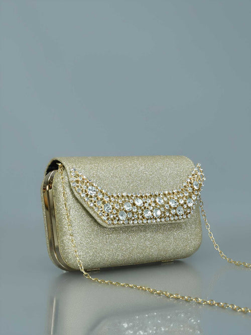 Bejeweled Envelope Clutch