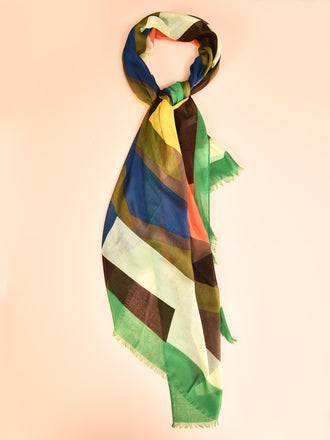 Printed Silk Scarf – Limelightpk