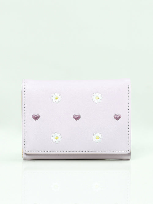 Embroidered Mini Wallet