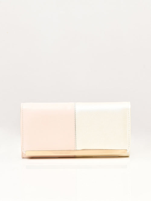 Two Toned Shimmer Wallet