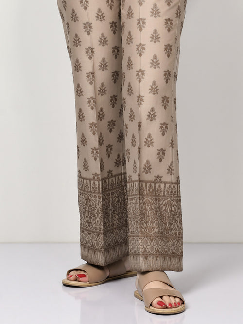 Jacquard Bootcut Pants