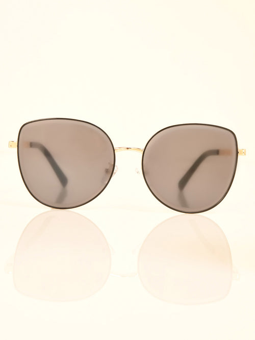 Metallic Frame Sunglasses