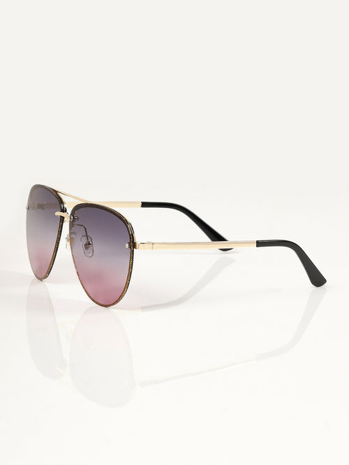 Glittery Frame Aviators