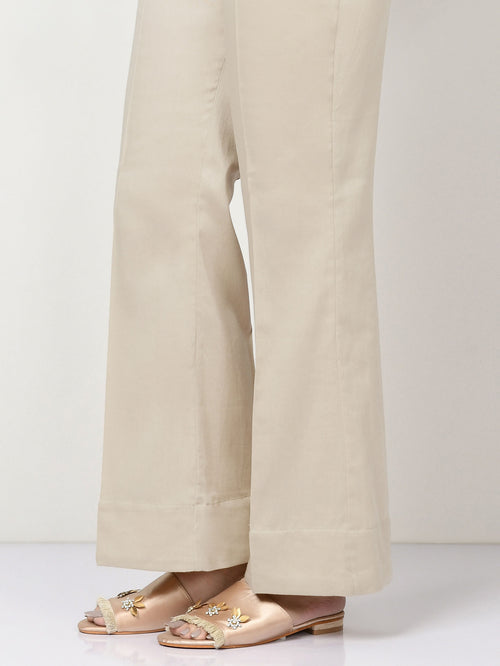 Unstitched Cambric Trouser - Light Beige