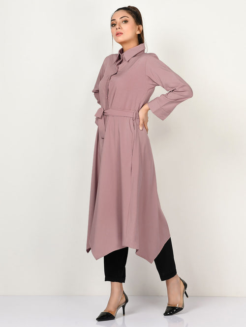 Buttoned Grip Dress