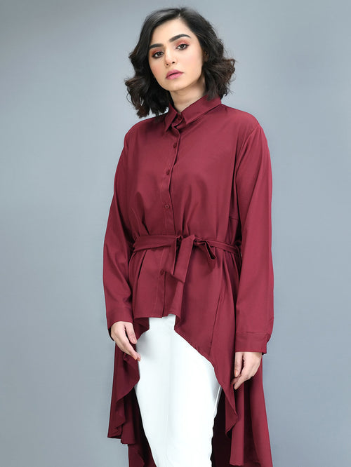 High Low Shirt Dress