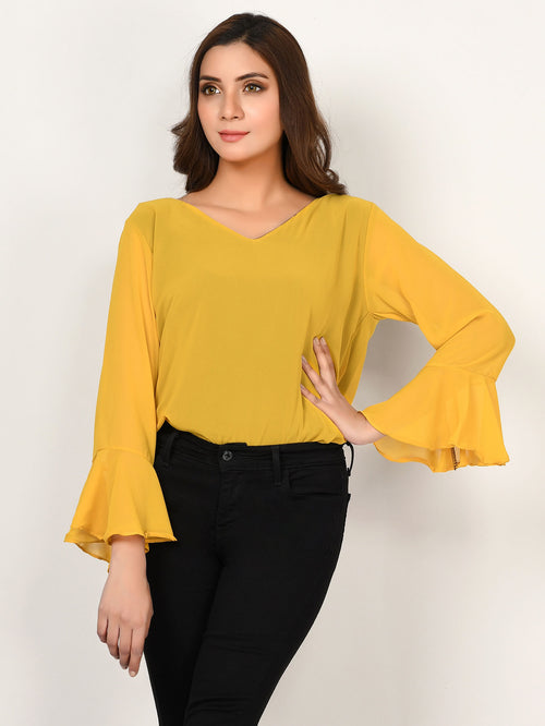 Flare Sleeved Top