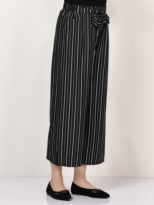 Striped Tie Knot Pants