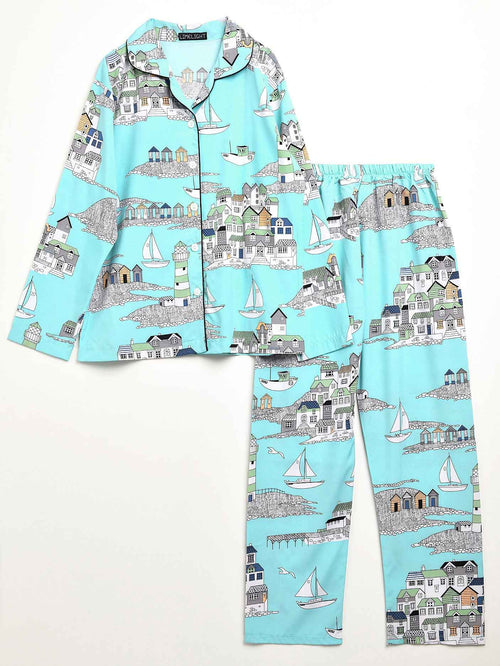 Printed Grip Sleep Suit