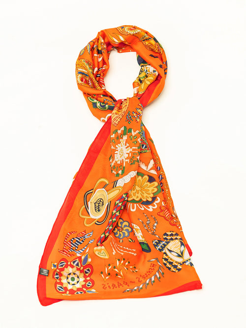 Printed Silk Scarf