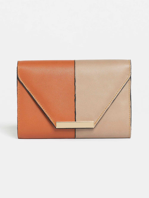 Two Tone Envelope Clutch