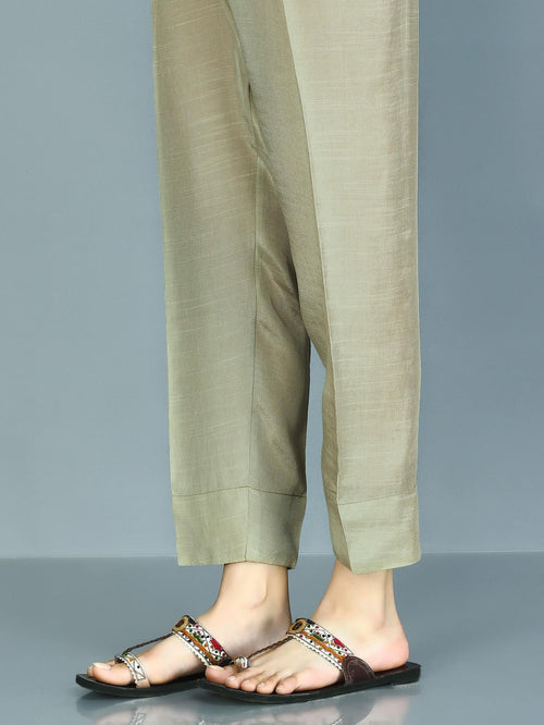 Raw Silk Trouser