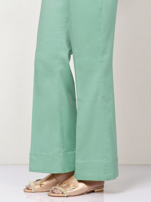 Unstitched Cambric Trouser -Aqua