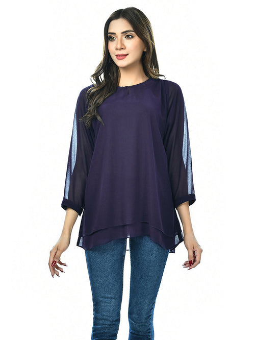 Plain Chiffon Top