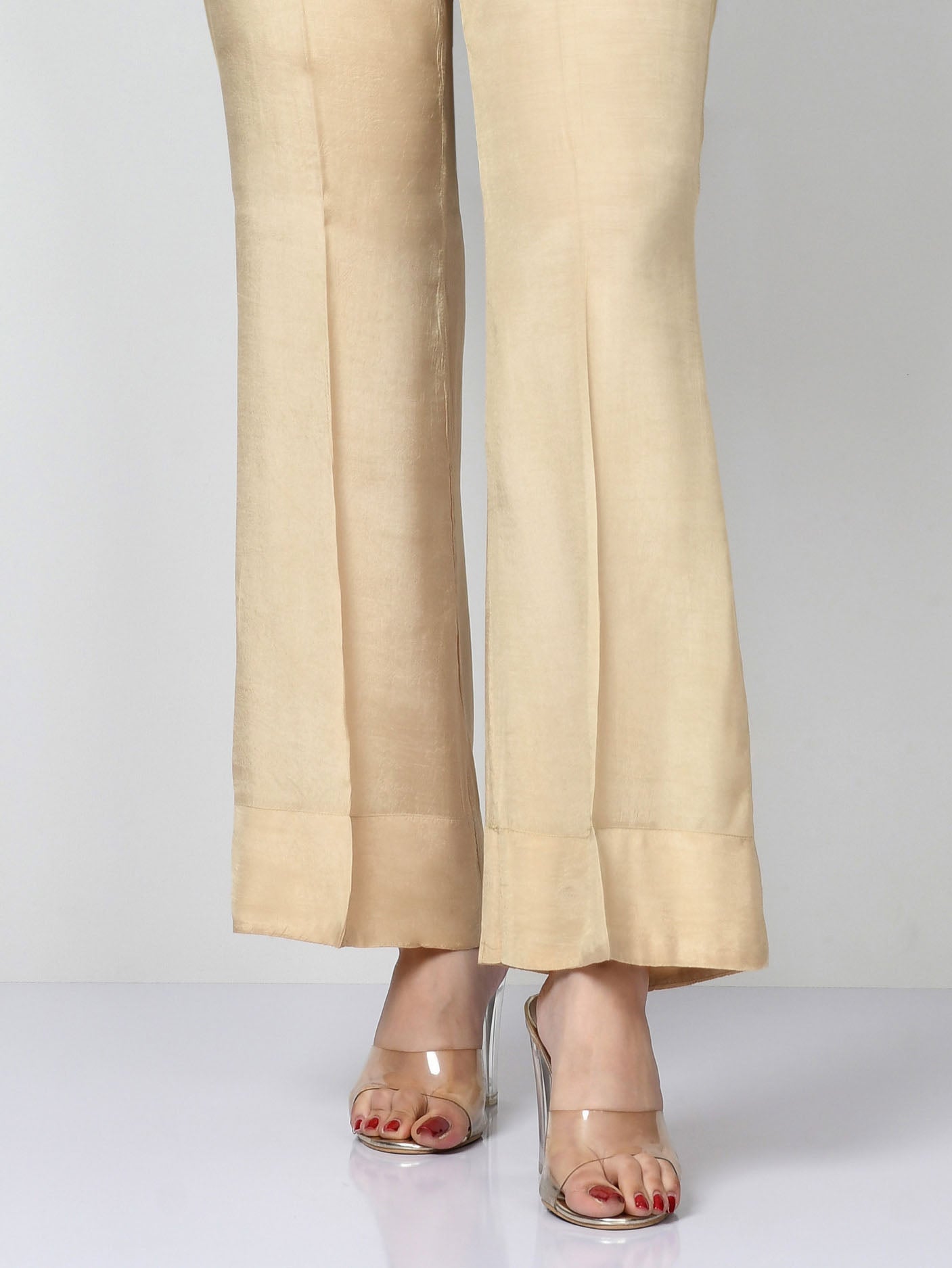 vintage raw silk pants / cream silk noil trousers / M - | Improv Goods |  Queens - New York, NY