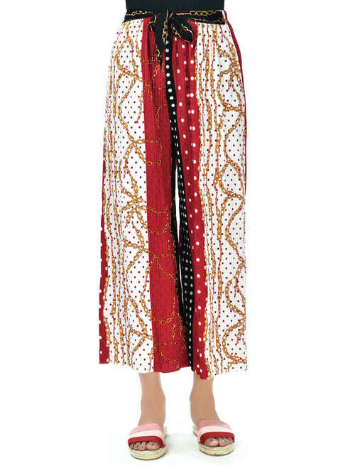 Printed Culotte Trouser