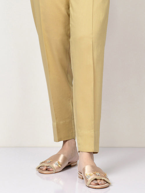 Dyed Satin Trousers