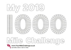 100 Mile Challenge Chart