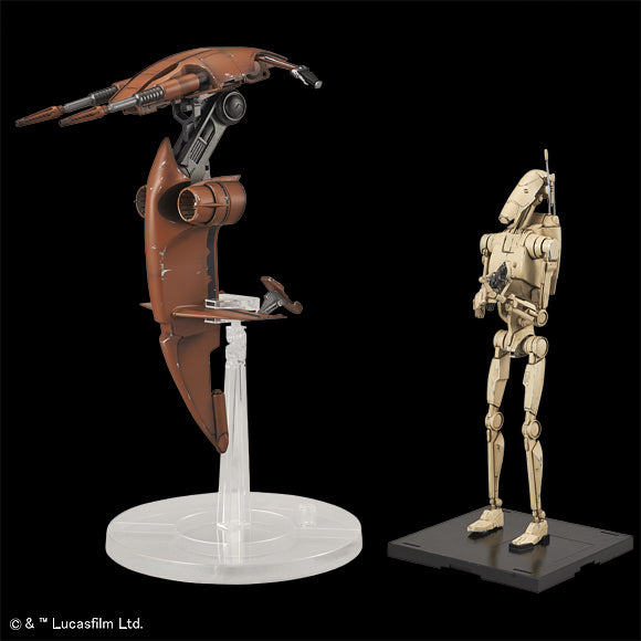 bandai battle droid model kit