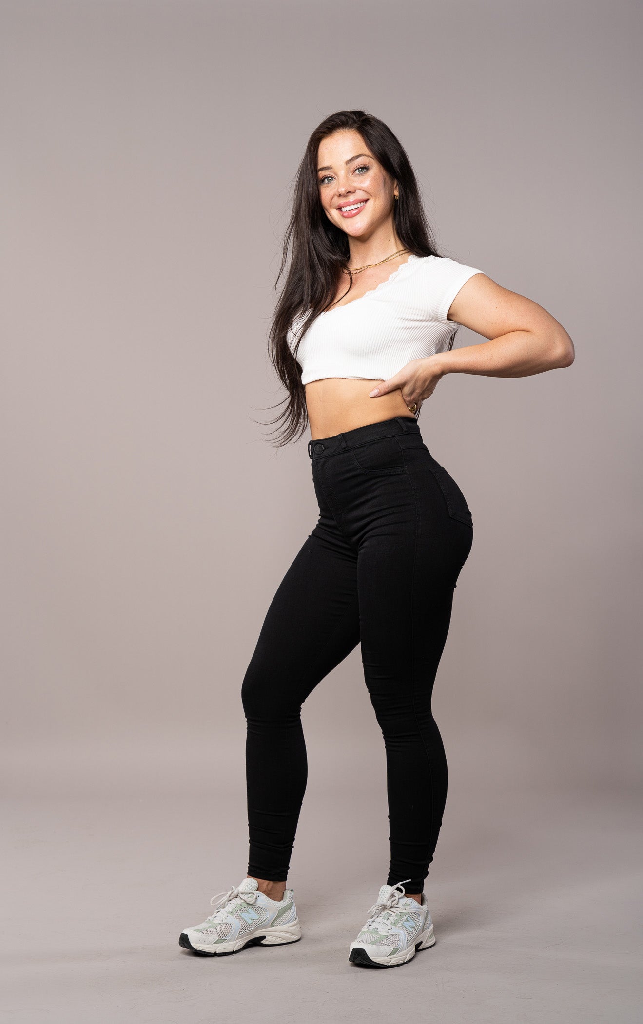 Womens Contour Fitjeans - Black - FITJEANS product image