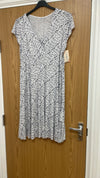 Andrea V Neck Dress