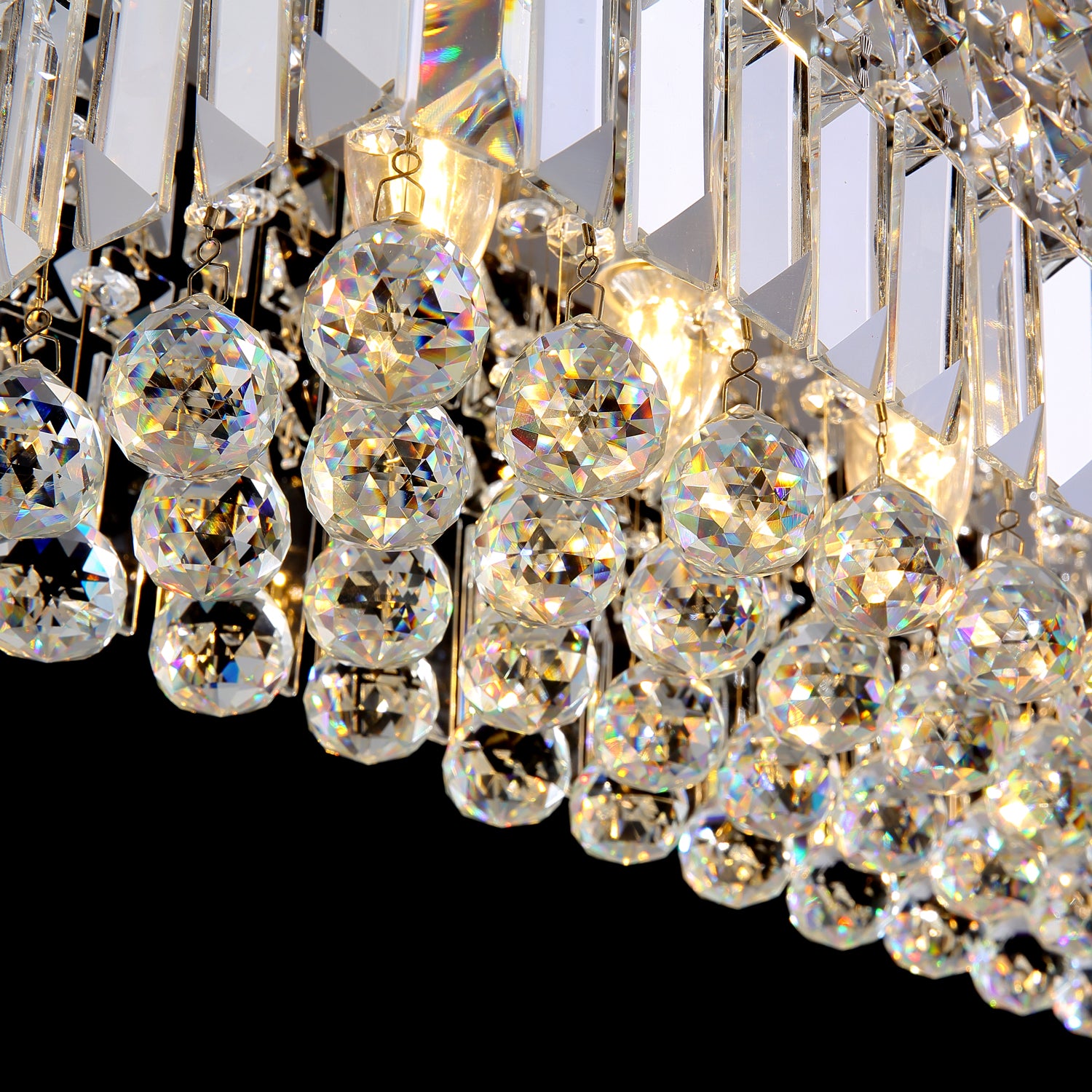 crystal raindrop chandelier