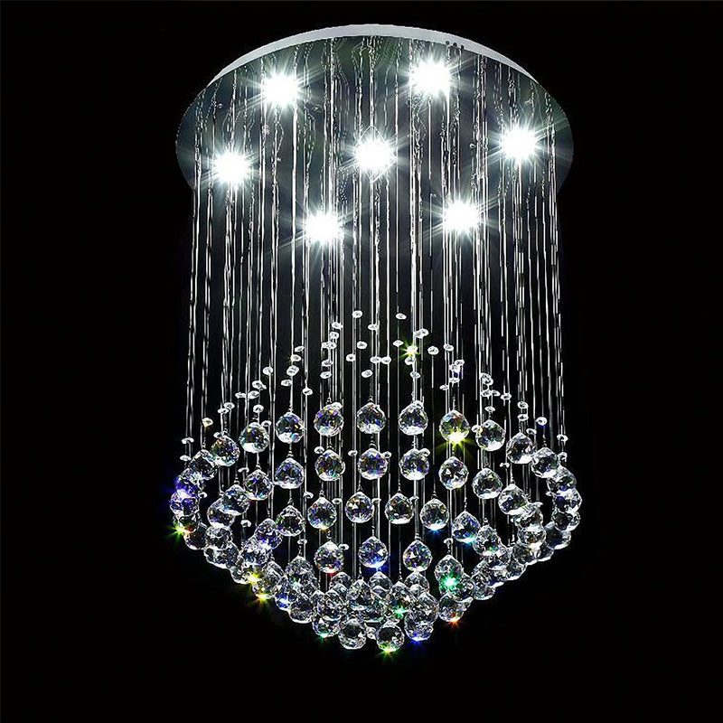 crystal raindrop chandelier