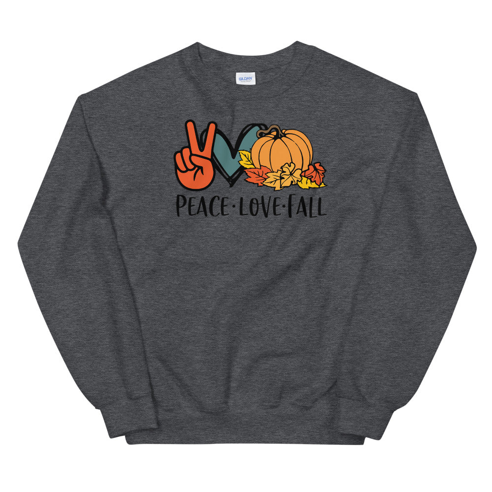 Peace Love Fall Sweatshirt