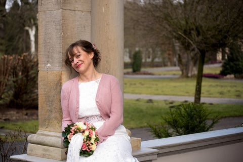 Bolero Jacke aus Kaschmir für Hochzeiten