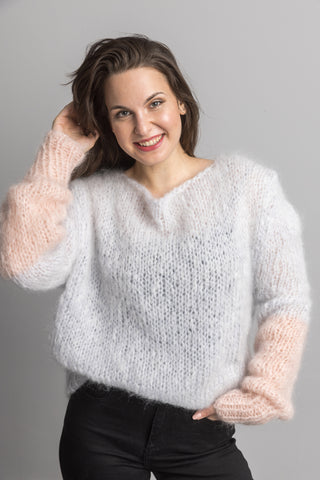 Chunky knit sweater katia mohair