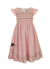 Sommerkleid in rosa für Mädchen