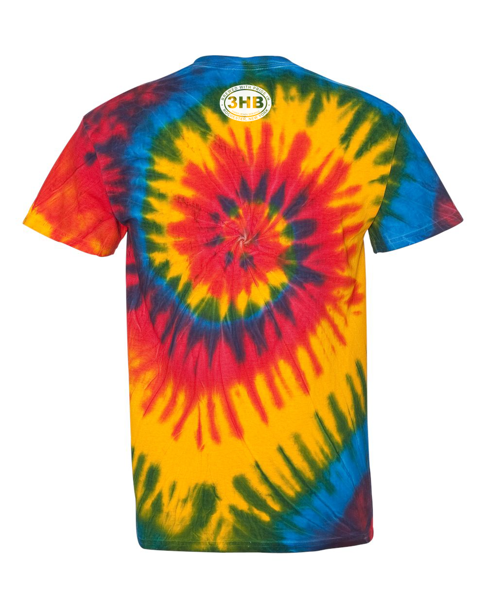 Rainbow Tie-Dye T-Shirt – Three Heads Brewing