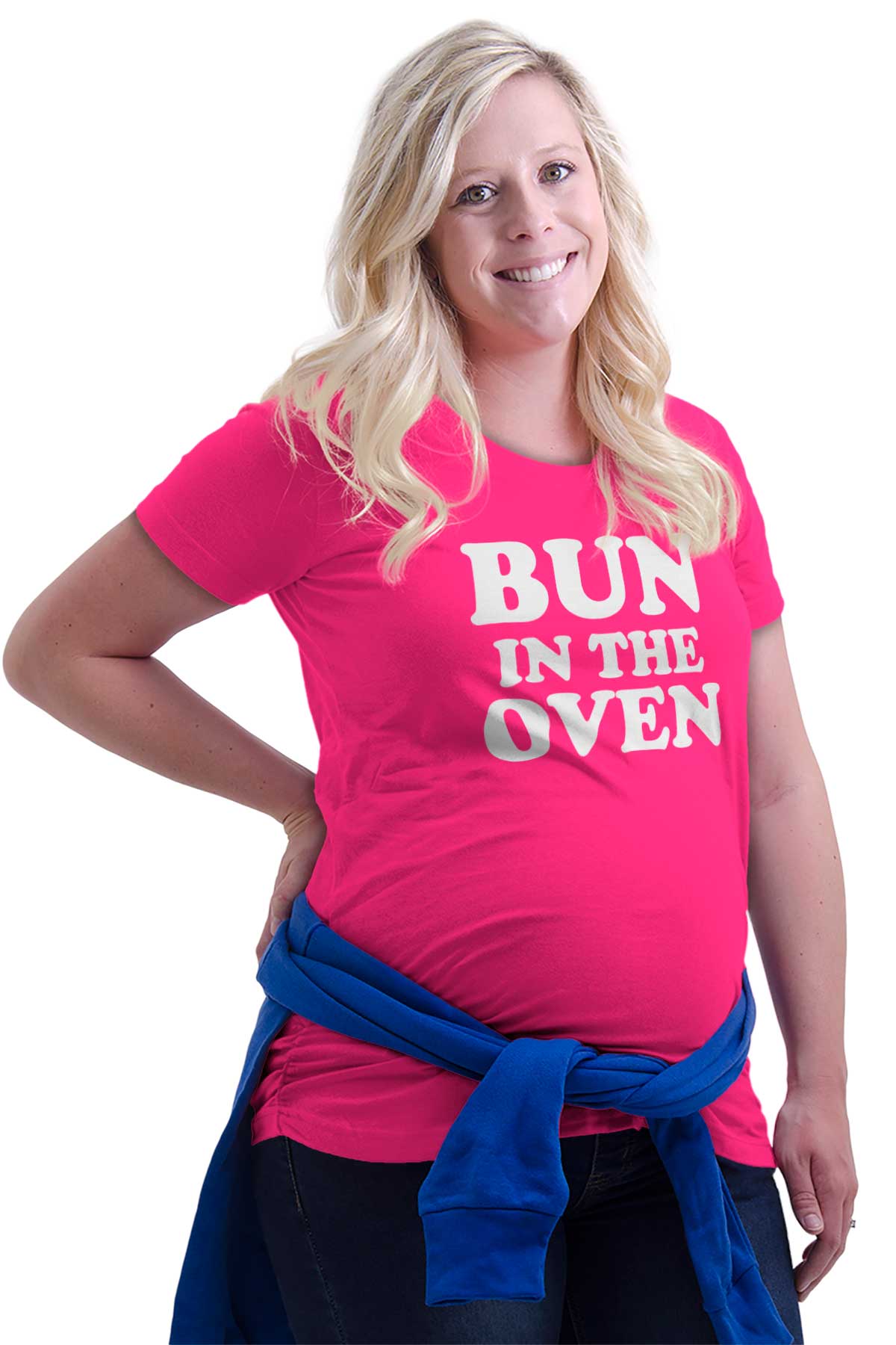 Maternity Clothes Bun In The Oven Funny Cool Cute Sarcastic Maternity T ...