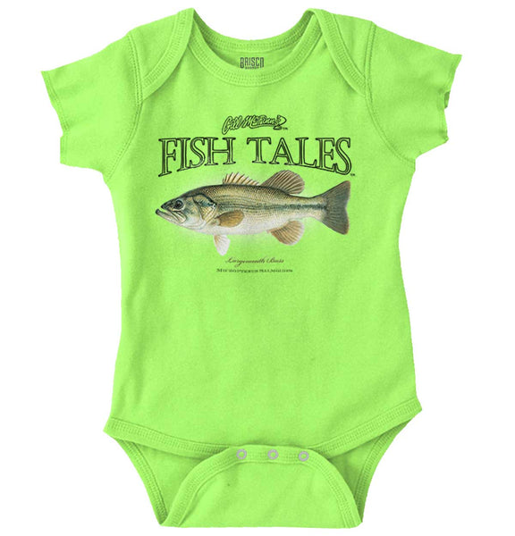 Largemouth Bass Romper Bodysuit | Gill Mc Finns – Brisco Baby