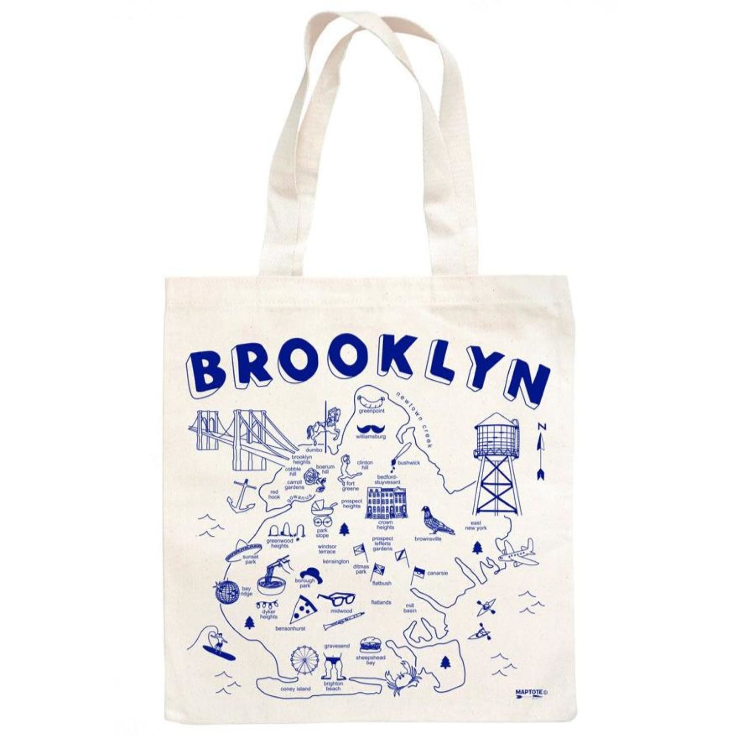 Brooklyn Grocery Tote Bag