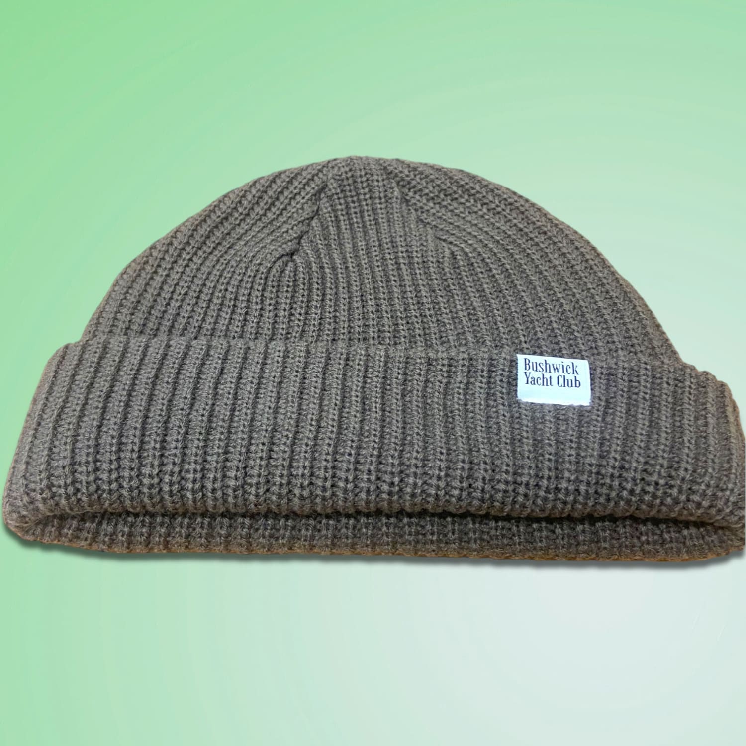 Bushwick Yacht Club Ribbed Beanie - Walnut