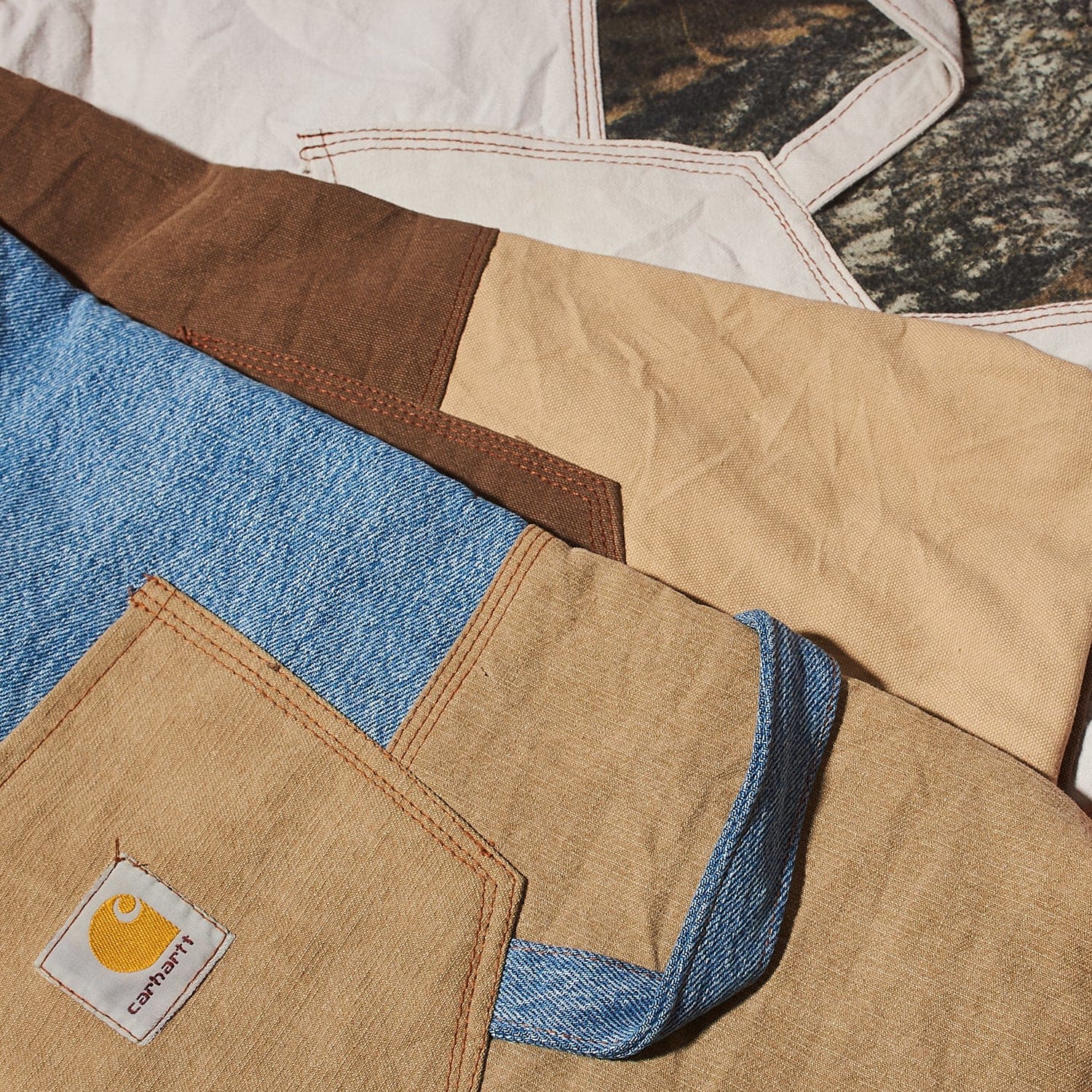 Carhartt Rework Tote Bag  Made from Carhartt Jacket, Pants, Overalls