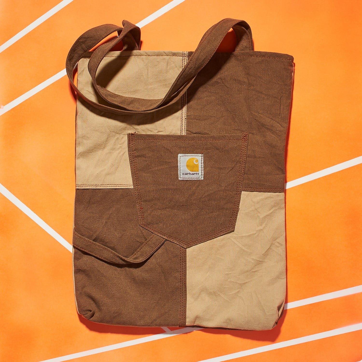 Carhartt Rework Tote Bag  Made from Carhartt Jacket, Pants, Overalls