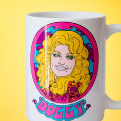 Dolly Parton Portrait Mug | Drinkware, Desktop Accessory