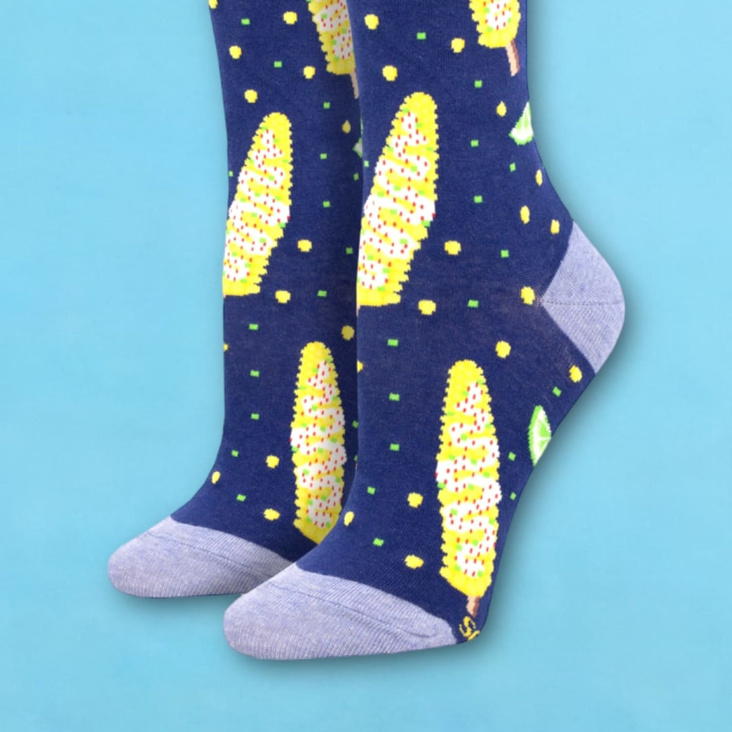 Elote Navy - Women’s Novelty Socks