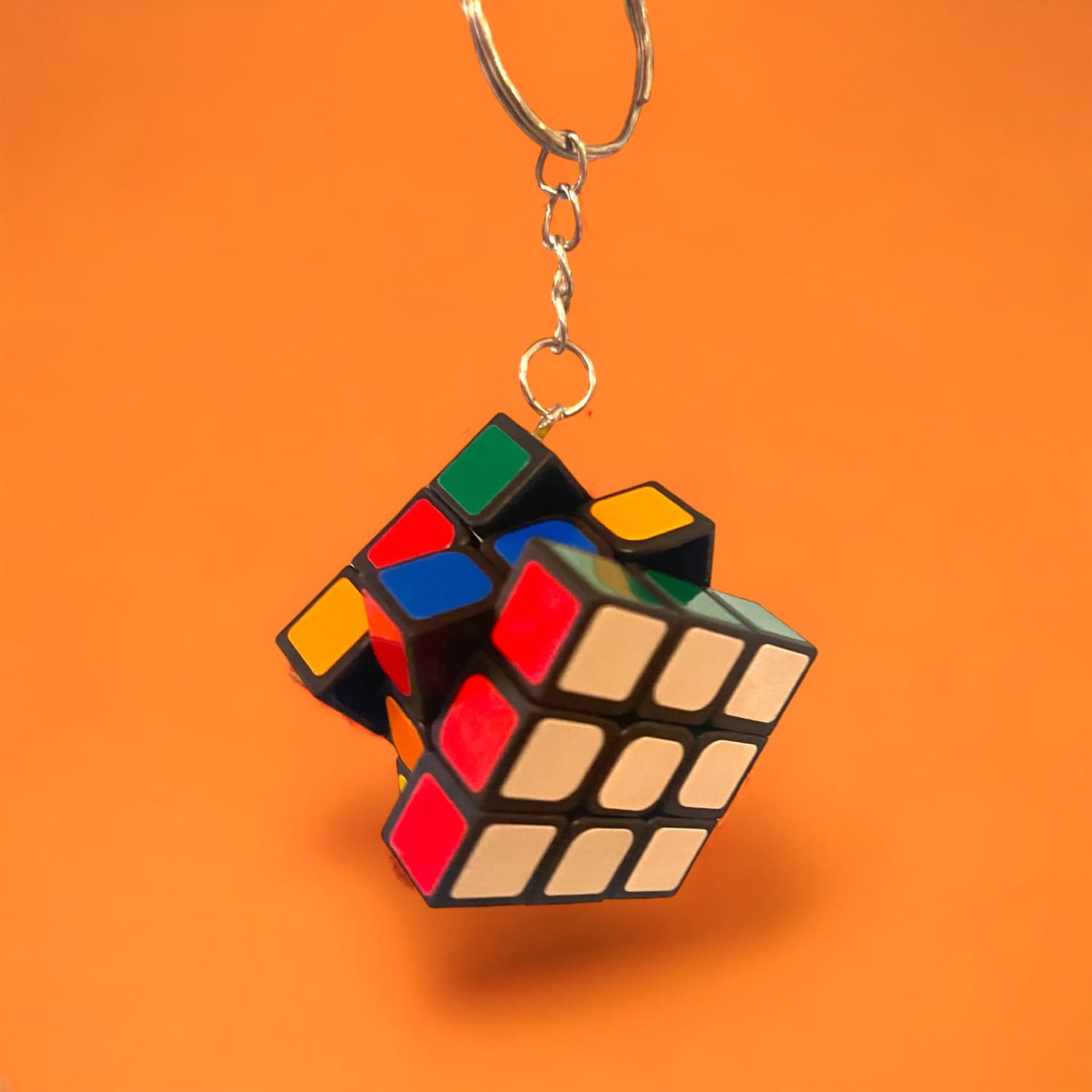 Mini Rubik's Cube Keychain