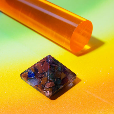 orgone crystal pyramid